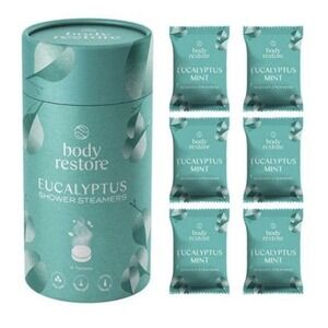Body Restore Shower Steamers with 100% Natural Essential Oil Eucalyptus & Mint 6